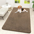 OLANLY Dog Door Mat for Muddy Paws 59x32, Absorbs Moisture and Dirt, Absorbent Non-Slip Washable Doormat, Quick Dry Chenille Mud Mat for Dogs, Entry Indoor Entryway Carpet for Inside Floor, Tan