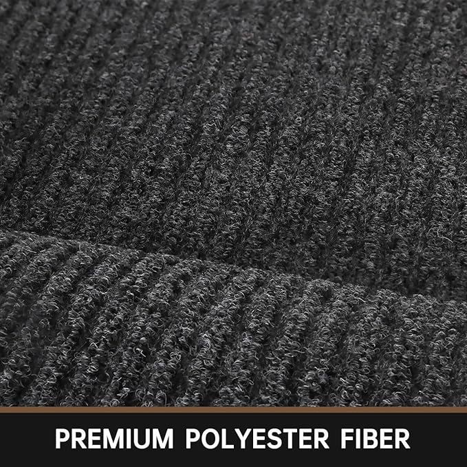 Front Door Mat, 60" x 48" Heavy Duty Indoor Outdoor Doormat, Non-Slip Welcome Mats for Entryway, Rubber Backing Low Profile Commercial Door Mats