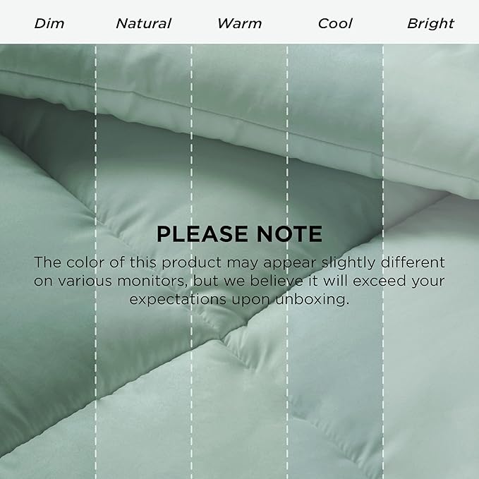 Bedsure Comforter Duvet Insert - Quilted Comforters Twin XL Size, All Season Duvet, GentleSoft Down Alternative Bedding, with 8 Tabs, Gifts for Women/Men, Sage Green, Twin XL 92 x 68 Inches