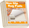 Songrey Non-Slip Rug Pad 5x7 FT, Extra Thick Carpet Pads for Hard Surfaces, Prevents Sliding and Secures Rugs, Provides Floor Protection with Comfort Cushioning