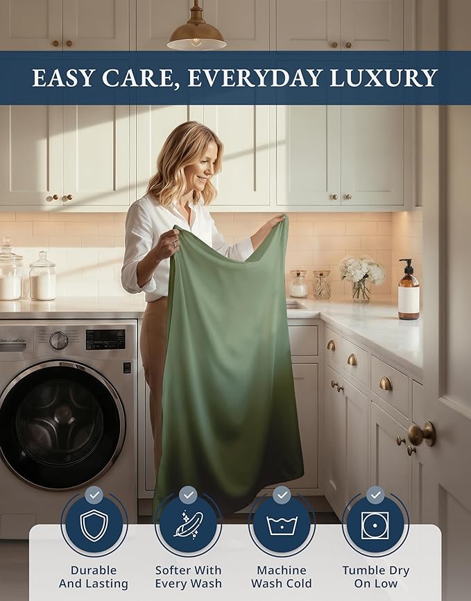 LANE LINEN 100% Egyptian Cotton Bed Sheets - 1000 Thread Count, Cal King 4-Piece Set, Long Staple Cotton, Luxury Hotel Quality, Fits Up to 15" Mattress - Iceberg Green