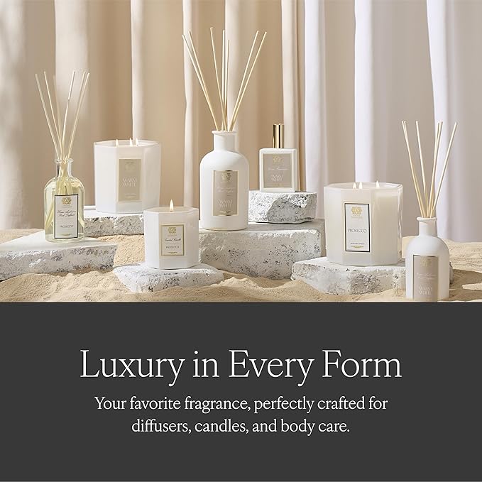 Antica Farmacista Three-Wick Candle - Decorative Home Candle - Long-Lasting & Premium Scented - Luxury Gift - Warm White, 25 oz