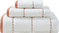 Tommy Bahama - Bath Towels, 100% Soft & Absorbent Cotton, Low Linting & Fade Resistant, Medium Weight Bathroom Towels (Ridley Solid Orange, 3 Piece)
