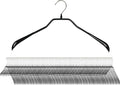 Mawa by Reston Lloyd, Non-Slip Steel Suit/Jacket Hanger, Wide Supportive Sholders with Rotating Hook, Black, Set of 150
