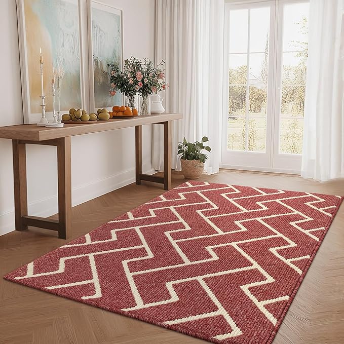 hicorfe Indoor Doormat,Front Back Door Mat Rubber Backing Non Slip Door Mats 47"x71" Absorbent Resist Dirt Entrance Doormat Inside Floor Mats for Entryway Washable Low-Profile