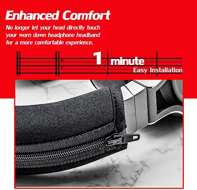 Protective Headband Cover for ATH M Series - Compatible with Virtuoso XT, SE, Wireless, M50X, M50XBT, M50, M40X & More