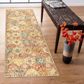 Lahome Moroccan Trellis Washable Runner Rug, 2x6 Kitchen Runners for Hallways 6 Feet Non Slip, Vintage Laundry Room Rug Ultra-Thin Long Carpet for Bathroom Bedroom Entryway, Red/Orange