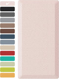Ophanie Kitchen mats for Floor, 3/4 inch Thick, Kitchen Rugs, 20''x39'' Anti Fatigue Standing Cushioned Mat, Waterproof,Comfort Ergonomic mat for Office, Home, Sink, Pink Non-Slip Bottom