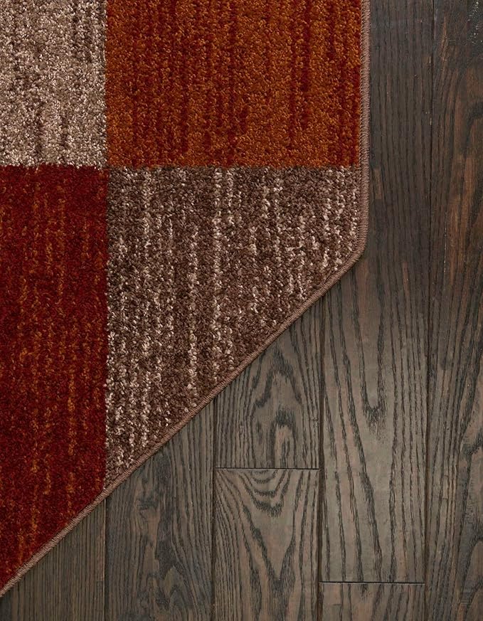 Unique Loom Autumn Collection Area Rug - Providence (7' 10" Octagon, Multi/ Beige)