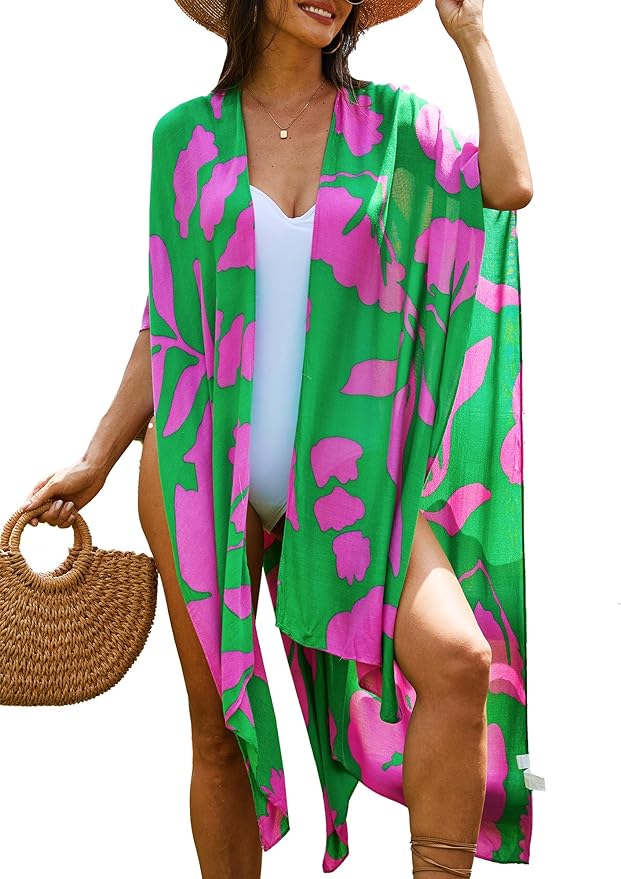 Moss Rose Women Summer Bikini Kimono Bathing Suit Cover Ups for Swimwear