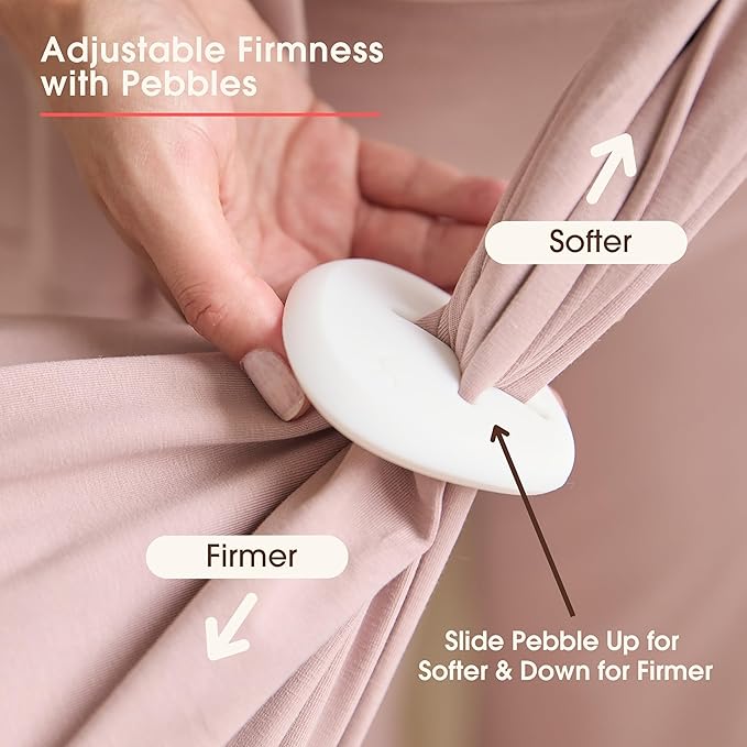 bbhugme Adjustable Pregnancy & Nursing Pillow Bundle – Full Body Support for Side Sleeping and Baby Care – Adjustable Firmness, Removable Covers – Dusty Pink & Grey Melange