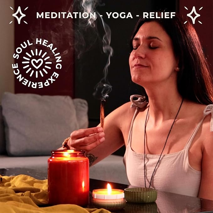 Palo Santo Premium Sticks (8) Smudging Incense Certified Pure Ethically and Sustainably Harvested from Fallen Trees in Peru (NOT Ecuador). Protection, Meditation, Healing, Spiritual Cleansing