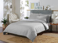 Pure Bamboo Queen Duvet Cover, 3 Piece Set, Genuine 100% Organic Viscose Derived from Bamboo, Luxuriously Soft and Cooling, 2 Pillowcases (Queen, Jacquard Silver)