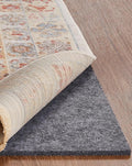 Veken Non Slip Cushioned Rug Pad Gripper 9 x 12 Ft, Felt and Silicone Backing, 1/8 inch Thick Carpet Liner for Hardwood Floors and Finishes, Under Area Rugs Anti Skid Mat, Keep Rugs Safe and in Place