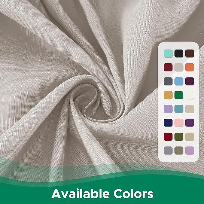 Biscaynebay Wrap Around Bed Skirts for Queen Beds 14" Drop, Camel Grey Adjustable Elastic Dust Ruffles Easy Fit Wrinkle Resistant Silky Luxurious Fabric Machine Washable