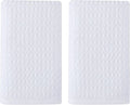 Tommy Bahama- Hand Towel Set, Highly Absorbent Cotton Bathroom Decor, Low Linting & Fade Resistant (Northern Pacific White, 2 Piece)