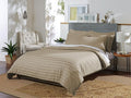 Queen Duvet Cover by Pure Bamboo, 3 Piece Set, Genuine 100% Organic Viscose Derived from Bamboo, Luxuriously Soft and Cooling, 2 Pillowcases (Queen, Jacquard Sand)