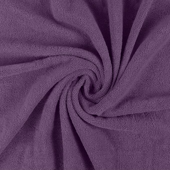 Utopia Towels - Premium Jumbo Bath Sheet 2 Pack - 100% Cotton Highly Absorbent and Quick Dry Extra Large Bath Towel - Super Soft Hotel Quality Towel (35 x 70 Inches, Plum)