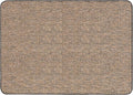 House, Home and More Skid-Resistant Carpet Indoor Area Rug Floor Mat - Black Ripple - 4 Ft X 6 Ft - Non Slip Rubber Backing, Stain Resistant, Dog Friendly, Living Room Bedroom Kitchen Entryway