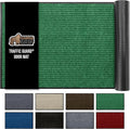 GORILLA GRIP Waterproof Traffic Guard Door Mat, Heavy Duty Entryway Mats, Strong Rubber Back Commercial Utility Rugs for Office Hallway, Garage Floor and Home, Low Profile Carpet Runner, 29x17, Green