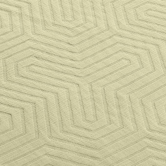 Threadmill Luxury Cotton Blankets for King Size Bed | All-Season Cozy 100% Cotton King Size Blanket | Aster Soft & Lightweight Coverlet fits California King Size Bed, 104x92 | Sage Green