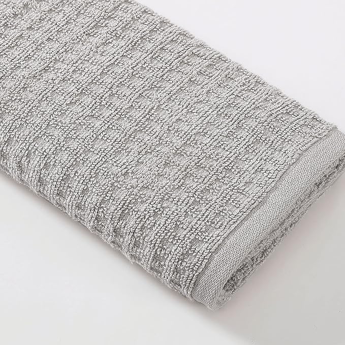 Tommy Bahama- Hand Towel Set, Highly Absorbent Cotton Bathroom Decor, Low Linting & Fade Resistant (Northern Pacific Grey, 2 Piece)