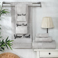 Personalized Towels - Customized Turkish Cotton Towel Set, Monogrammed Towels with Initials, Name & Embroidery, Idea for Weddings, Bridal Showers, Anniversaries, Housewarming, New Home