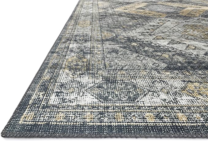 Loloi II Skye Collection SKY-09 Graphite/Silver 2'-6" x 7'-6" Runner Rug