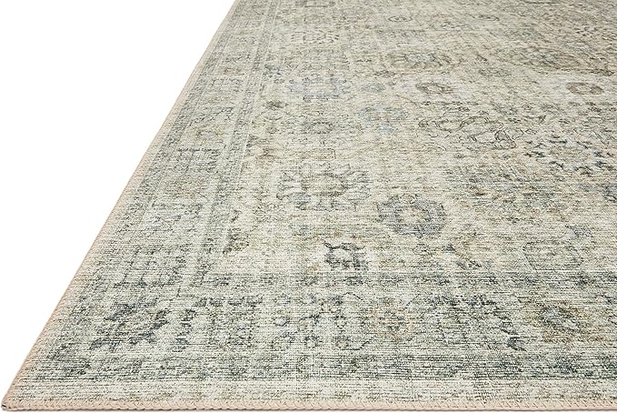 Loloi II Skye Collection SKY-14 Natural/Sage 7'-6" x 9'-6" Area Rug