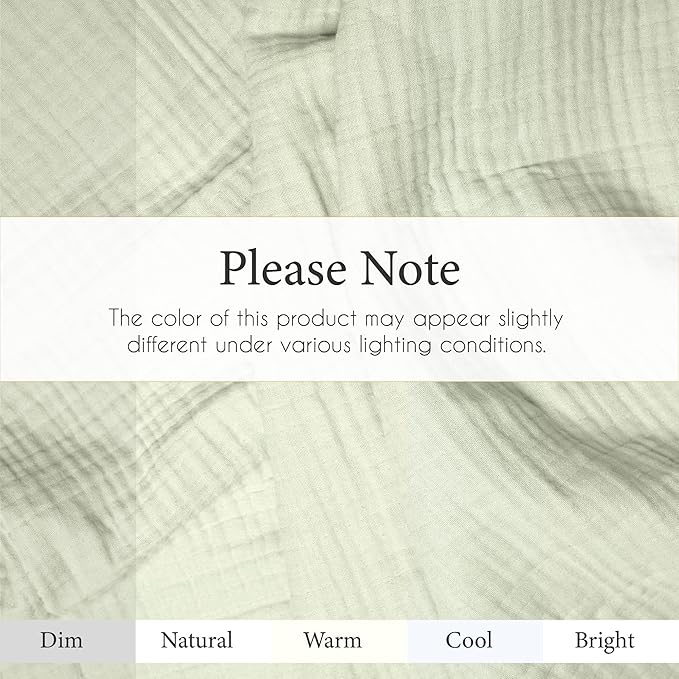 Salt Earth 100% Cotton Muslin Blanket, Gauze Blanket 80"X90" Queen, 4 Layered for Couch, Bed, Living Room, Lightweight & All Seasons Blankets & Throws, Easy to wash,Nature & Skin Friendly (Sea Foam)