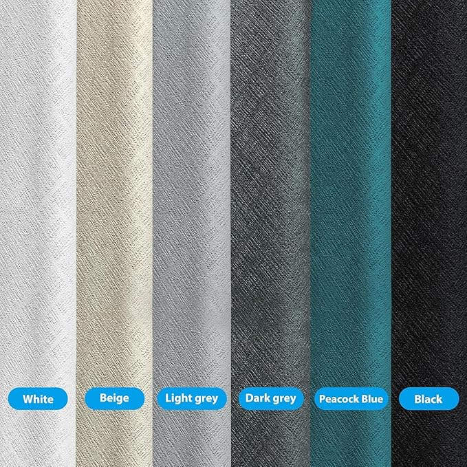 Room Divider Curtains Total Blackout Privacy Curtain Panel Room Thermal Insulated Noise Reduction Curtain for Bedroom Window Living Room Ceiling Track Curtains W 150 × H 108 in Beige.