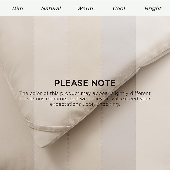 Bedsure Comforter Duvet Insert - Quilted Comforters Full Size, All Season Duvet, GentleSoft Down Alternative Bedding, with 8 Tabs, Gifts for Women/Men, Linen, Full 86 x 82 Inches