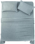 Utopia Bedding King Sheet Set – 4 Piece Bed Sheets for King Size Bed, Soft and Breathable Microfiber, Includes 1 Fitted Sheet, 1 Flat Sheet and 2 Pillowcases (Heather Grey)