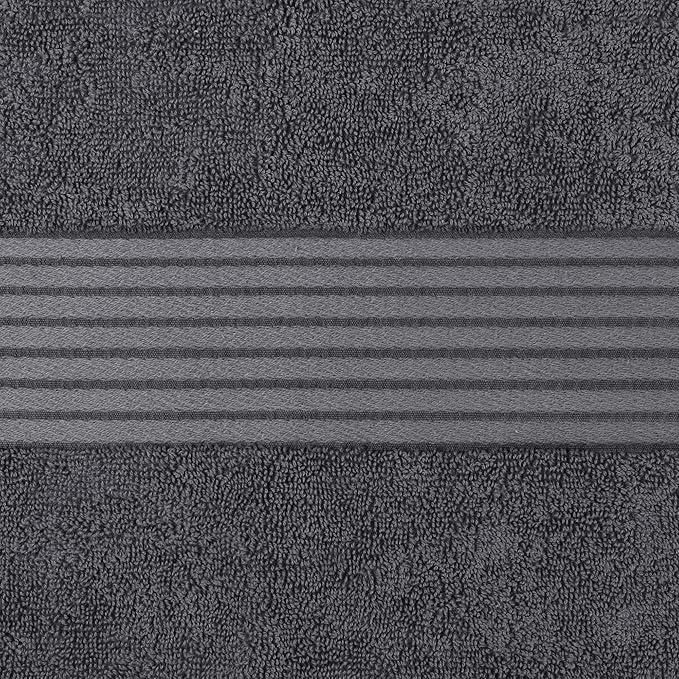 Utopia Towels - Luxurious Jumbo Bath Sheet - 600 GSM 100% Cotton Highly Absorbent and Quick Dry Extra Large Bath Towel - Super Soft Hotel Quality Towel (35 x 70 Inches, Grey) (8 Pack)