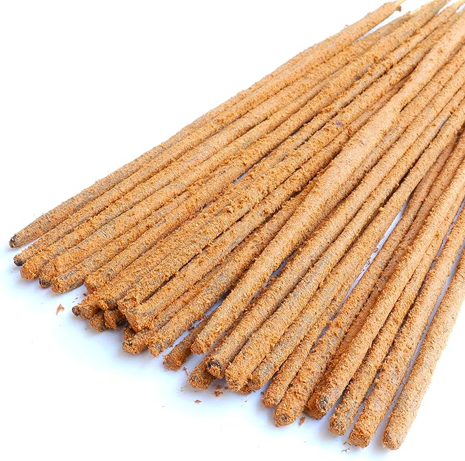 Rose Incense Sticks - Authentic Traditional Handrolled Masala Incense - 100 Grams - 75 to 85 Sticks
