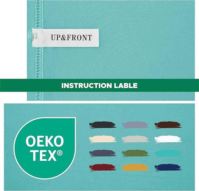 Biscaynebay Decorative Box Spring Cover Full & Full XL Size, Aqua Luxurious Jersey Knitting Stretchy Wrap Around 4 Sides Bed Skirt for Home/Hotels, Easy Fit Wrinkle & Fade Free Machine Washable