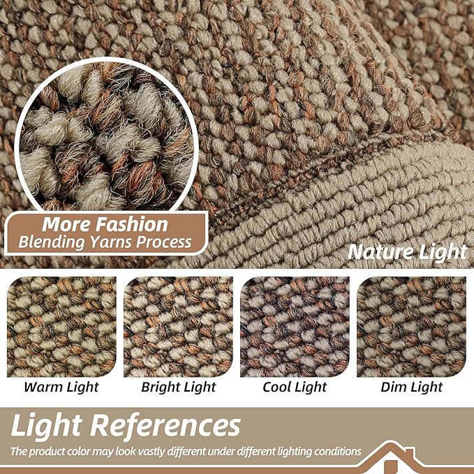 BEQHAUSE Indoor Door Mat 24" x 36", Dirt Trapper Door Mats Non-Slip Entryway Rugs Washable, Resist Dirt Absorbent Welcome Mat, Low Profile Floor Mats for Front Back Door and Entryway, Taupe