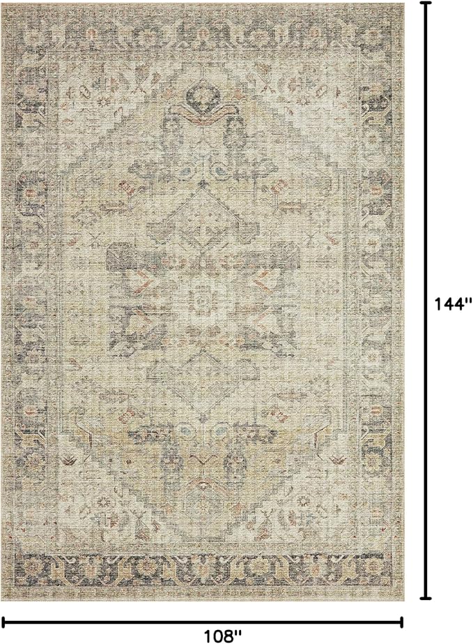 Loloi Skye Collection SKY-13 Natural/Sand 9'-0" x 12'-0" Area Rug