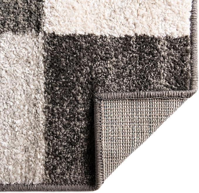 Unique Loom Autumn Collection Area Rug - Providence (2' 7" x 10' Runner, Gray/ Ivory)