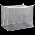 4 Corners Mosquito Net for Mosquiteros para Camas Bed Canopies Netting Bed Drapes Rectangular Mosquito Mesh for Camping Home Outdoor Travel(White A,L79 X W71 X H67 Inch,No-Opening)