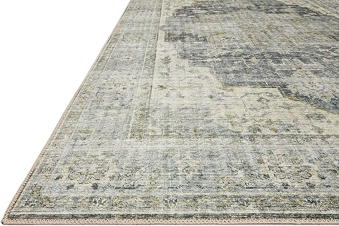 Loloi II Skye Collection SKY-12 Charcoal/Dove 7'-6" x 9'-6" Area Rug