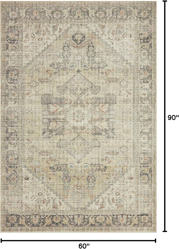 Loloi Skye Collection SKY-13 Natural/Sand 5'-0" x 7'-6" Area Rug
