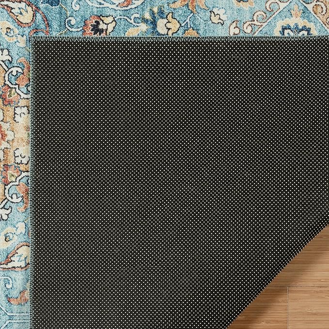 Gertmenian Indoor Boho Accent Rug - 3x5 Small, Non Slip, Super Strong, Ideal for High Traffic Areas in Bedroom, Living Room, Kitchen - Tanis, Sage, 28500