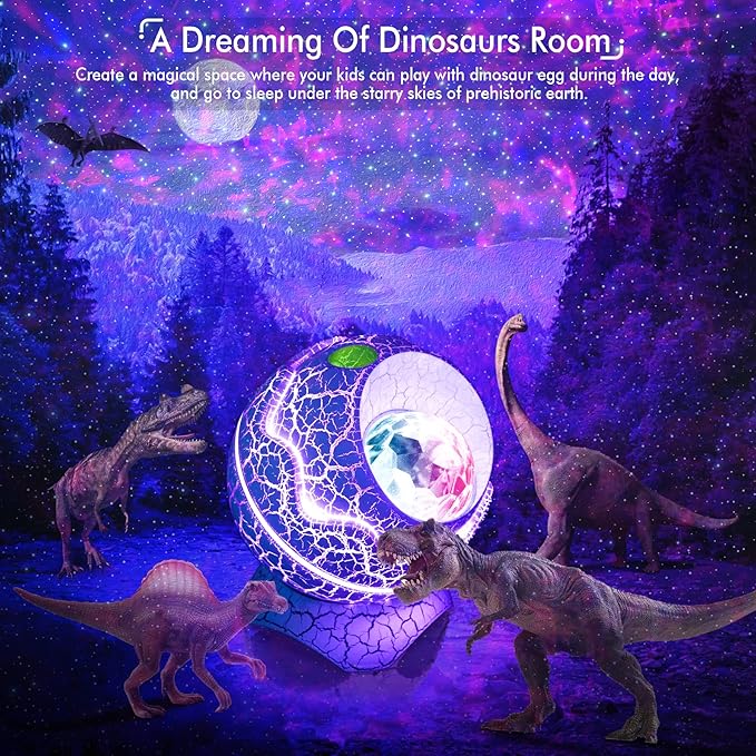 Rossetta Star Projector, Galaxy Projector for Bedroom, LED Night Light Aurora Projector with Bluetooth Speaker, White Noise, Timer and Remote, Room Decor, Gifts for Kids, Adults, Christmas, Birthday