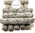 NessaStores 10 pcs California White Sage Extra Large Smudge Sticks, 9-Inch Hand Tied, All Natural, Ethically Sourced for Home Cleansing, Stress Relief, & Clearing Negative Energy JC-139