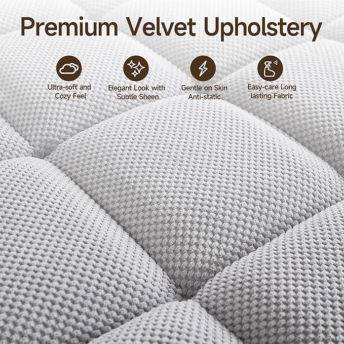 41.7" Oversized Chaise Lounge Chair Indoor, Boucle Upholstered Sofa Bed with Adjustable Backrest, Deep Seat Reading Chair, Sofas Couches for Living Room, Storage, Cup Holders & 360° Swivel Side Table | Oversized chaise, Indoor lounge chair, Convertible...