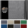 GORILLA GRIP Waterproof Traffic Guard Door Mat, 72x48, Heavy Duty Entryway Mats, Strong Rubber Back Commercial Utility Rugs for Office Hallway, Garage Floor and Home, Low Profile Carpet, Light Gray