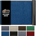 GORILLA GRIP Waterproof Traffic Guard Door Mat, 35x23, Heavy Duty Entryway Mats, Strong Rubber Back Commercial Utility Rugs for Office Hallway, Garage Floor and Home, Low Profile Carpet Runner, Blue