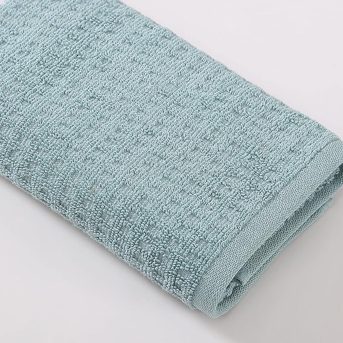 Tommy Bahama- Hand Towel Set, Highly Absorbent Cotton Bathroom Decor, Low Linting & Fade Resistant (Northern Pacific Turquoise, 2 Piece)