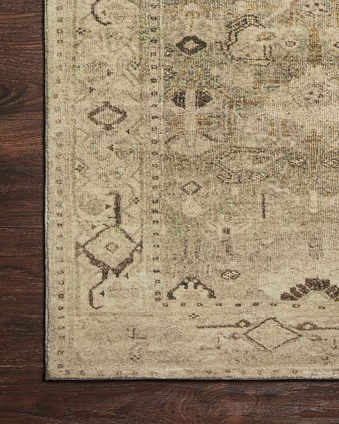 Loloi Margot Collection MAT-04 Antique/Sage 8'-6" x 11'-6" Area Rug feat. CloudPile, No-Shed Easy Clean Large Patterned Area Rug for Living Room, Bedroom, Dining Area